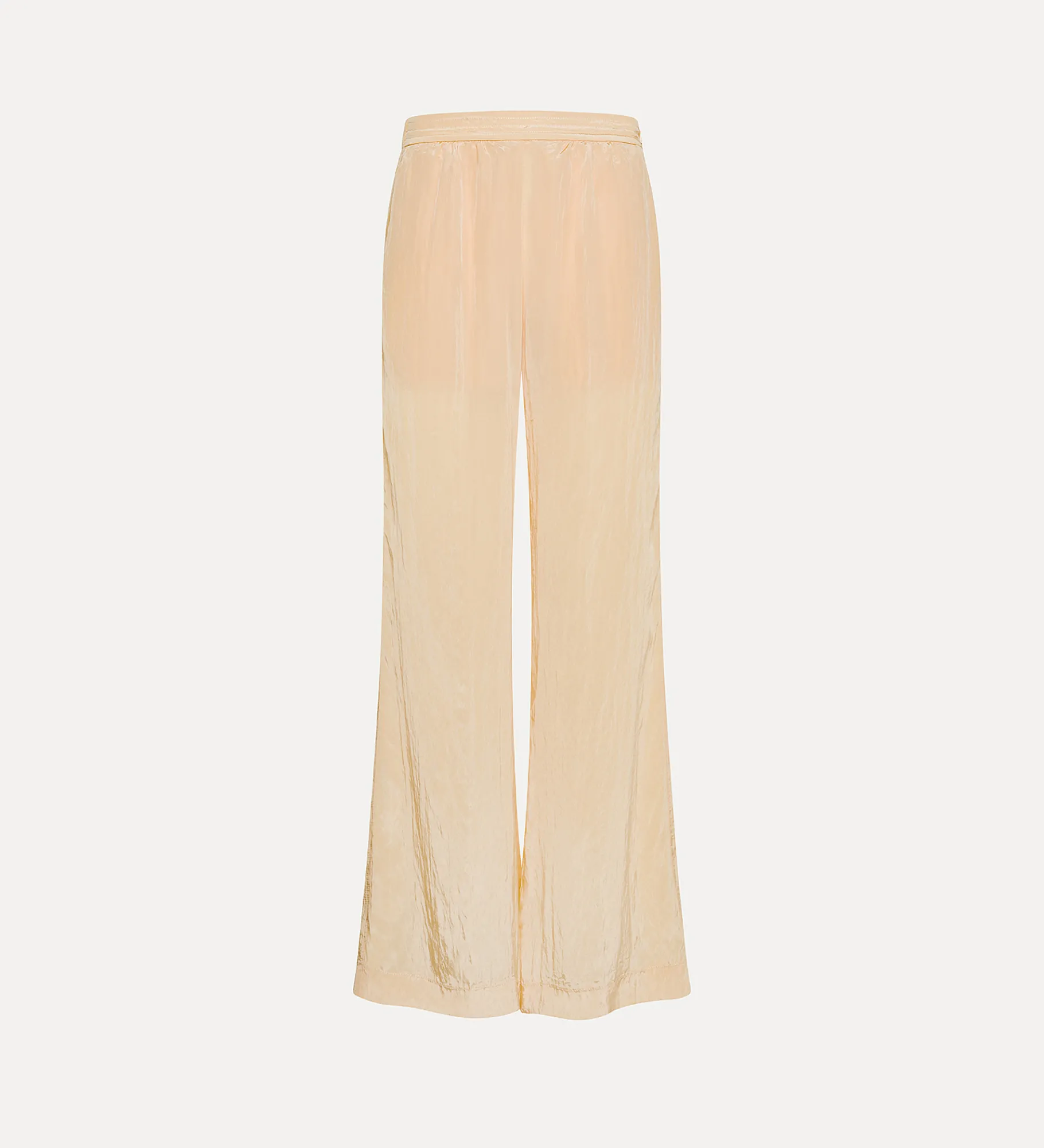 forte_forte flared trousers in satin sole^ Pants