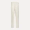 forte_forte flared trousers in slub viscose orchidea^ Pants