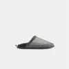 forte_forte flat mesh mule with diamanté detailing nero^ Shoes