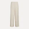 forte_forte flat–front trousers dune^ Pants