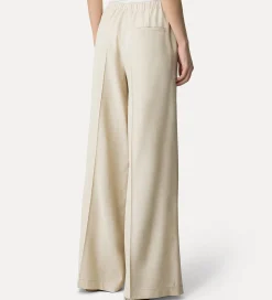 forte_forte flat–front trousers dune^ Pants