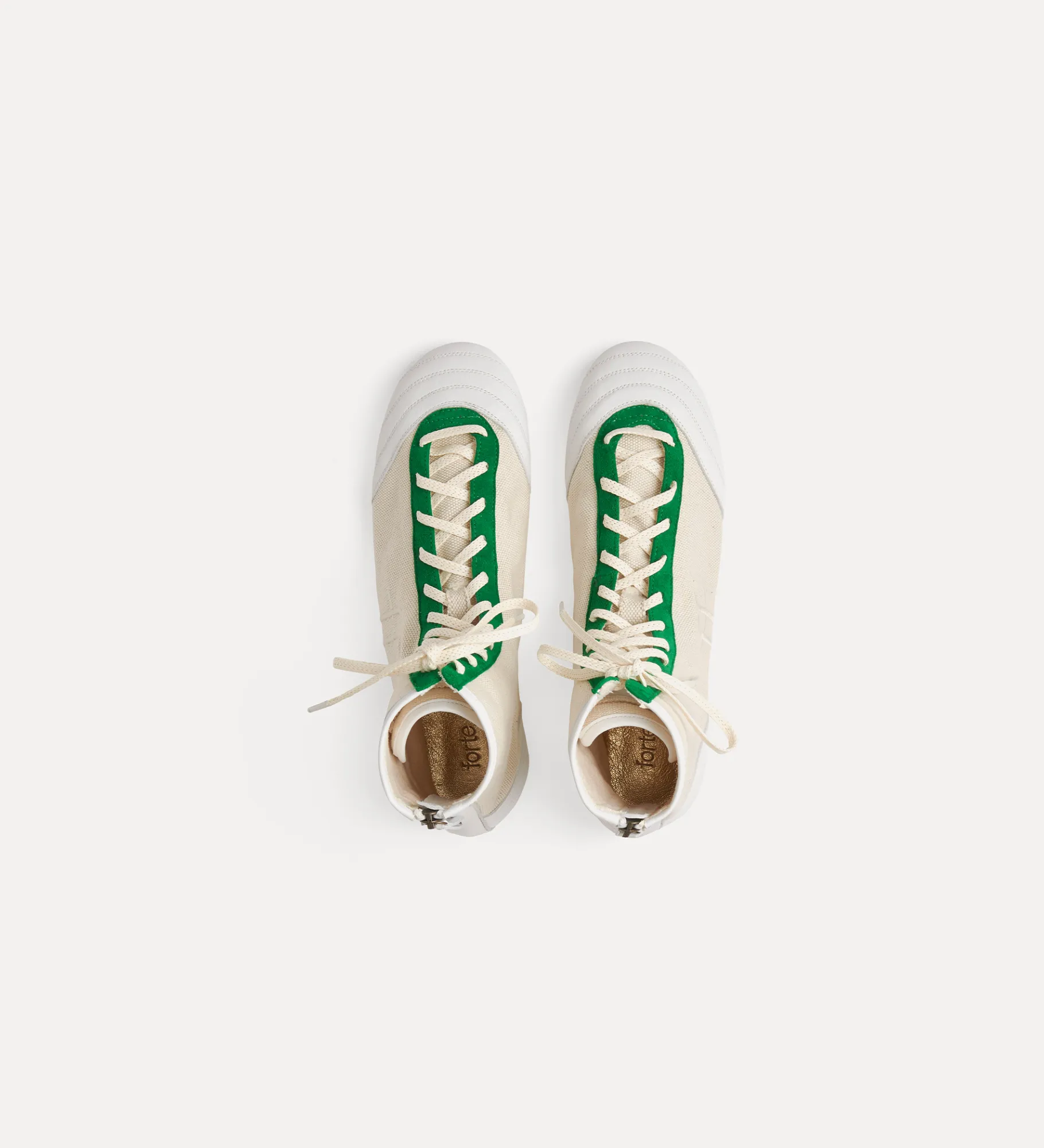 forte_forte high–top shoes in canvas canvas^ Shoes