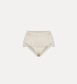 forte_forte high–waist briefs with fringing orchidea^ Beachwear And Lingerie