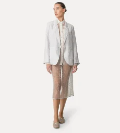 forte_forte jacket in habotai silk with beadwork madreperla^ Jackets