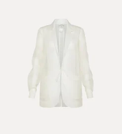 forte_forte jacket in silk organza giglio^ Jackets