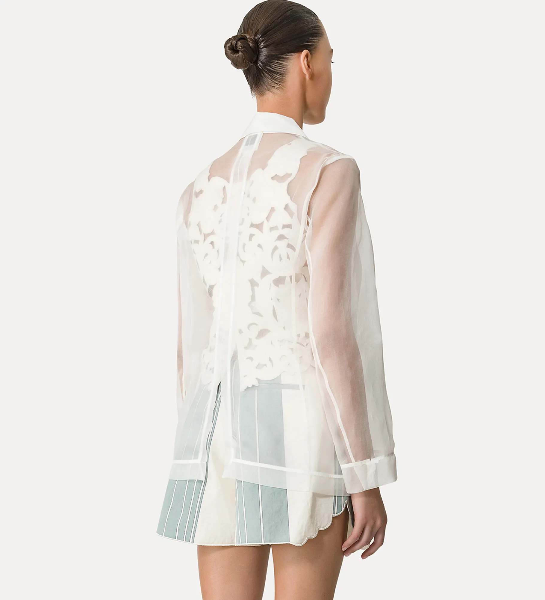forte_forte jacket in silk organza giglio^ Jackets