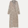 forte_forte jacquard coat cipria^ Coats