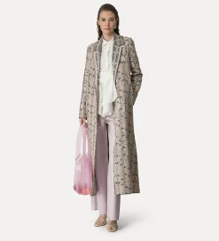 forte_forte jacquard coat cipria^ Coats
