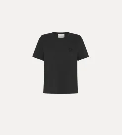 forte_forte jersey t-shirt for women nero^ Tops