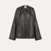 forte_forte kimono in nappa abisso^ Jackets