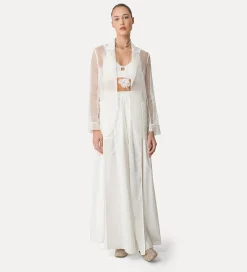 forte_forte long cotton skirt bianco^ Skirts
