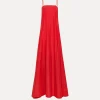 forte_forte long dress in cotton lacca^ Dresses