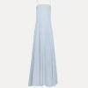 forte_forte long dress in cotton nuage^ Dresses