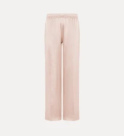 forte_forte loose–fitting satin jogging pants oyster^ Pants