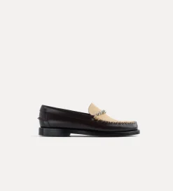 forte_forte moccasins in calf and pony skin with crystal embellishment burgundy^ Shoes