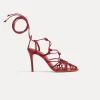 forte_forte nappa sandals with a slender heel lacca^ Shoes