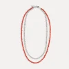 forte_forte necklace with coloured beads lacca^ Jewels