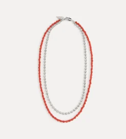 forte_forte necklace with coloured beads lacca^ Jewels