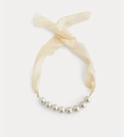 forte_forte necklace with resin pearls pearl^ Jewels