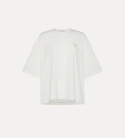 forte_forte oversized t-shirt bianco^ Tops