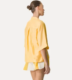 forte_forte pared–back shirt in habotai silk sole^ Shirts