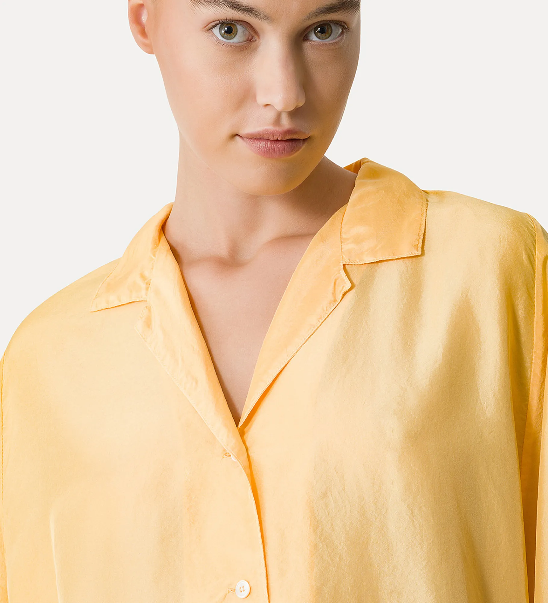 forte_forte pared–back shirt in habotai silk sole^ Shirts