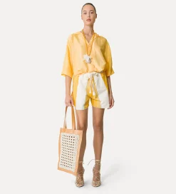 forte_forte pared–back shirt in habotai silk sole^ Shirts