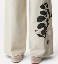 forte_forte 5–pocket cotton trousers dune^ Pants