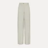 forte_forte 5–pocket fil–à–fil trousers for women madreperla^ Pants