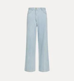 forte_forte 5–pocket trousers bleach^ Pants