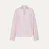 forte_forte polo shirt in taffeta oyster^ Shirts