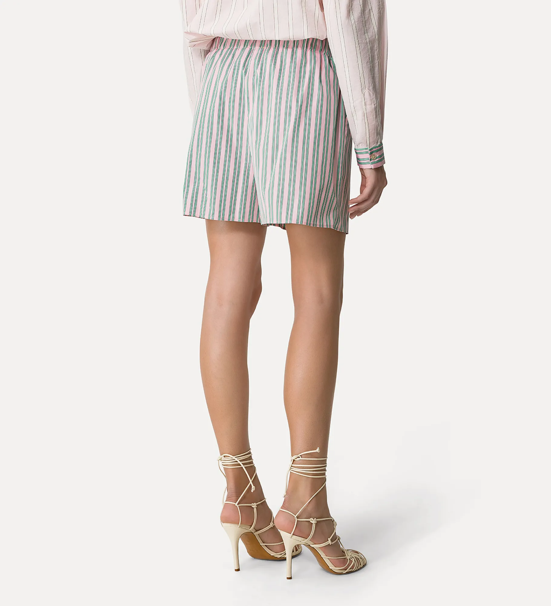 forte_forte poplin shorts for women rose^ Pants