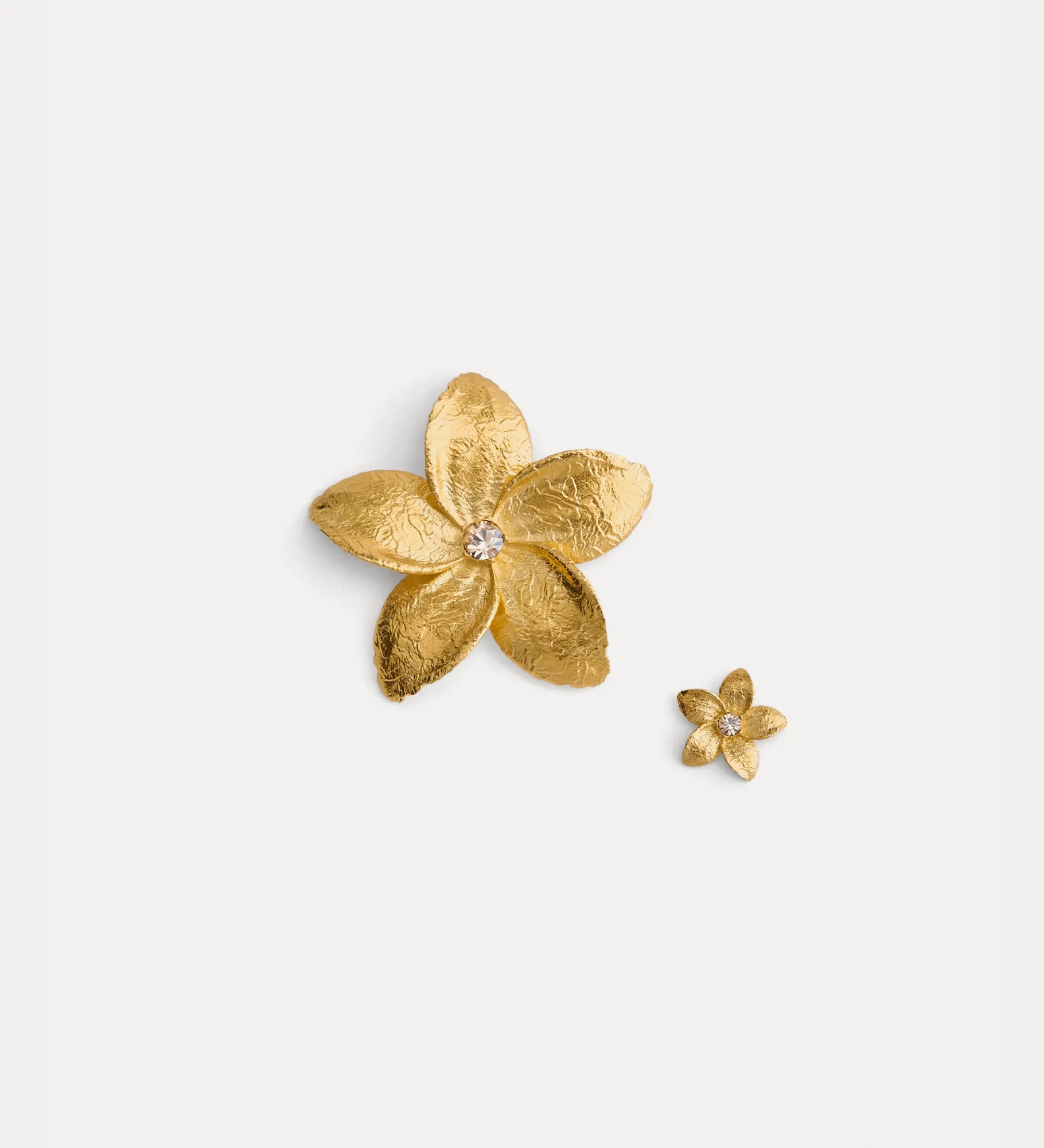 forte_forte "frangipane" flower sculpted earrings oro^ Jewels