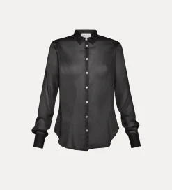 forte_forte regular–fit shirt nero^ Shirts