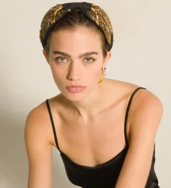 forte_forte rhinestone headband nero^ Jewels