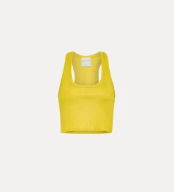 forte_forte ribbed crop top luce^ Tops