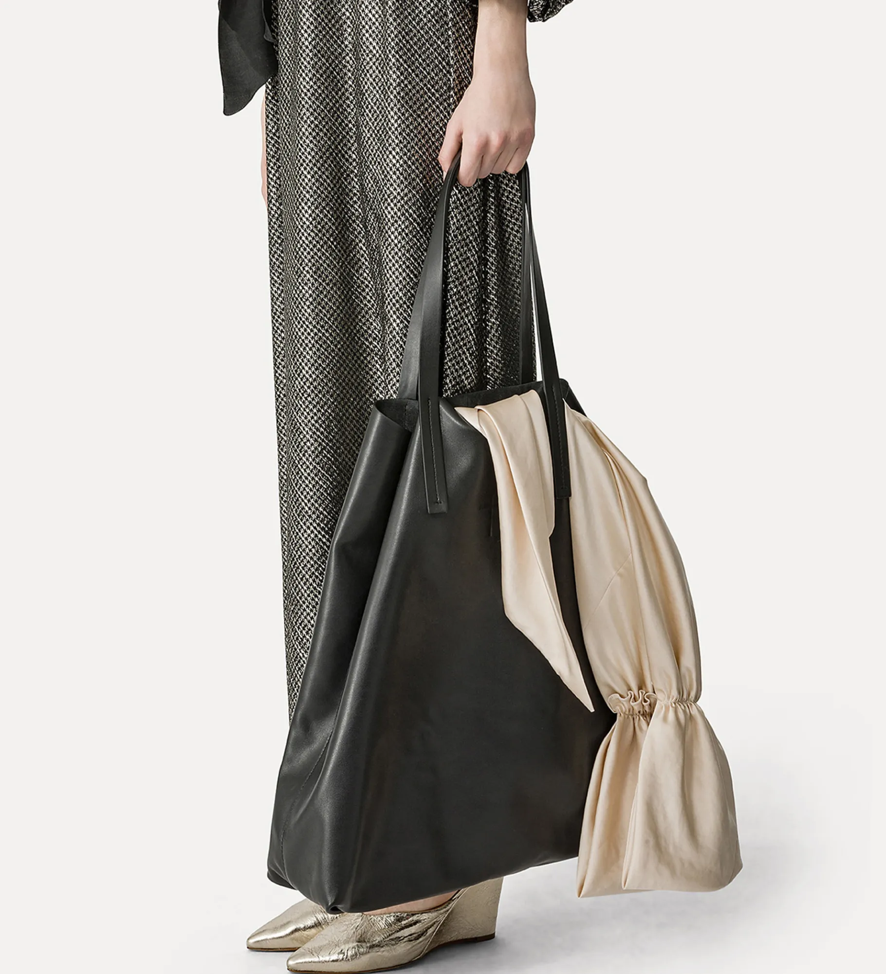 forte_forte scarf in contemporary duchesse ivory^ Hats And Scarves