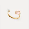 forte_forte sculptural bracelet with iridescent resin and pearl perla^ Jewels