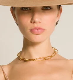 forte_forte sculptural necklace oro^ Jewels