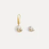 forte_forte seashell earrings oro^ Jewels