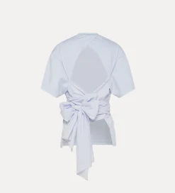 forte_forte self–tie shirt nuage^ Tops