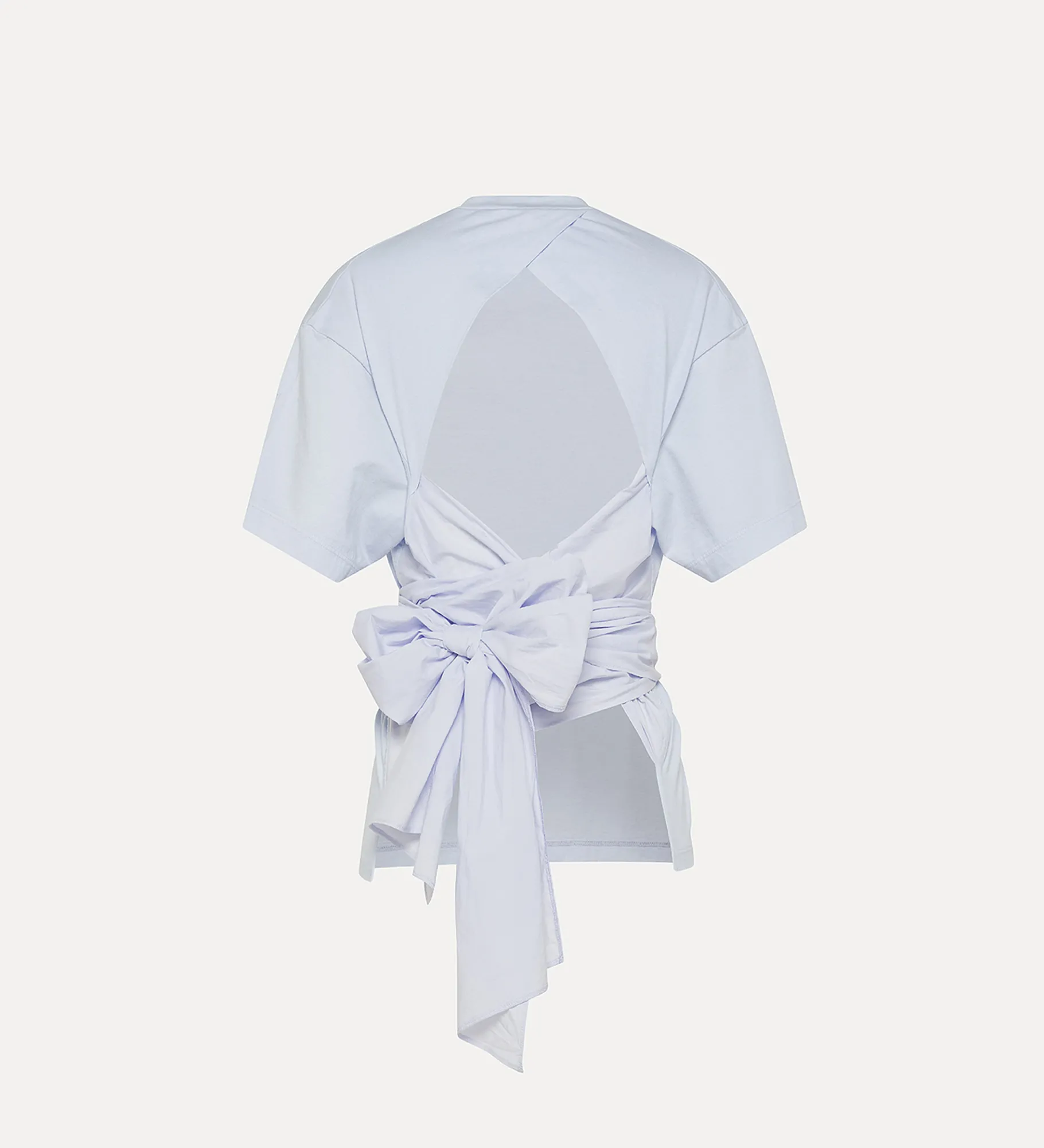 forte_forte self–tie shirt nuage^ Tops