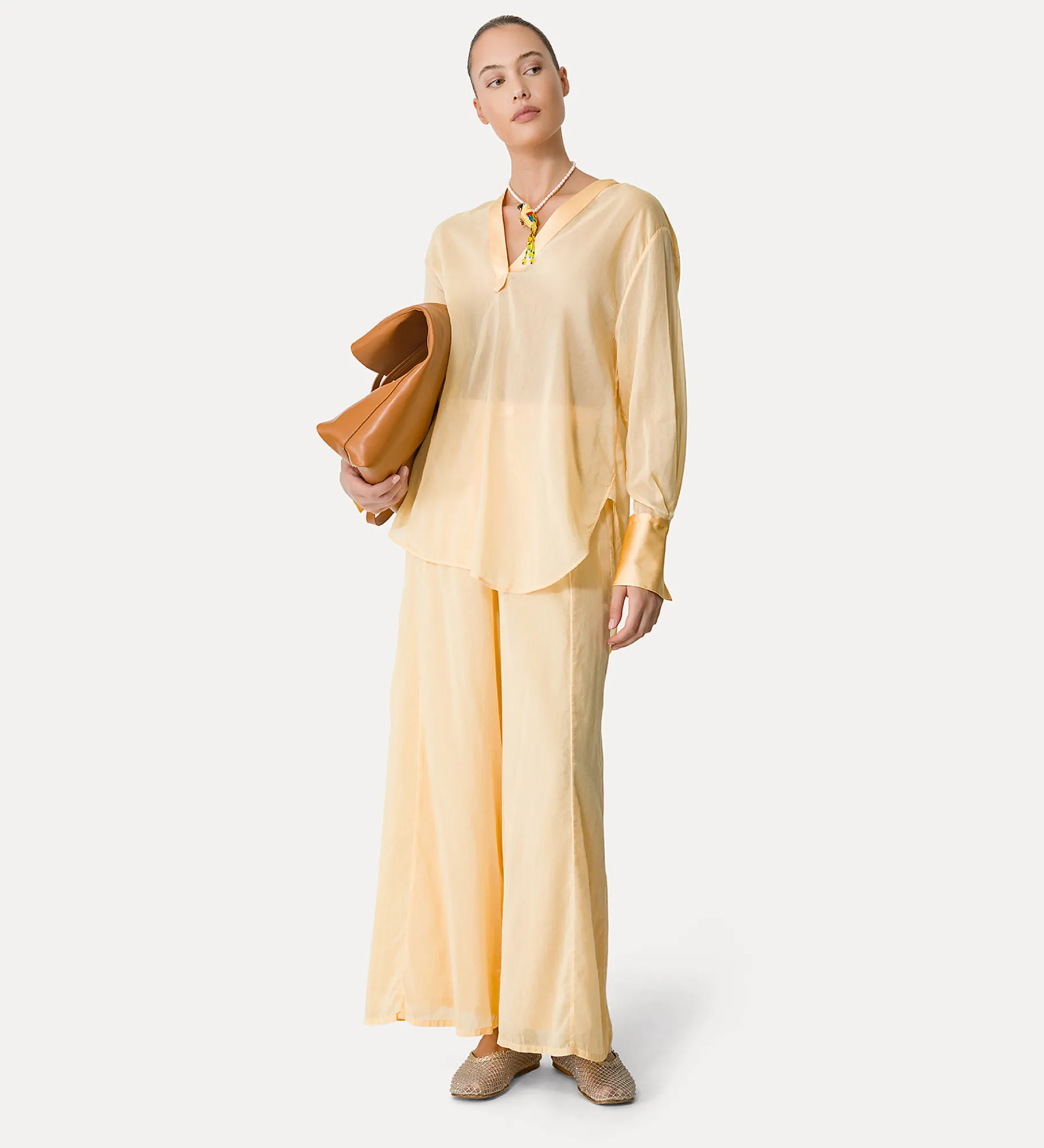 forte_forte shirt in linen and silk sole^ Shirts