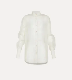 forte_forte shirt in silk organza giglio^ Shirts