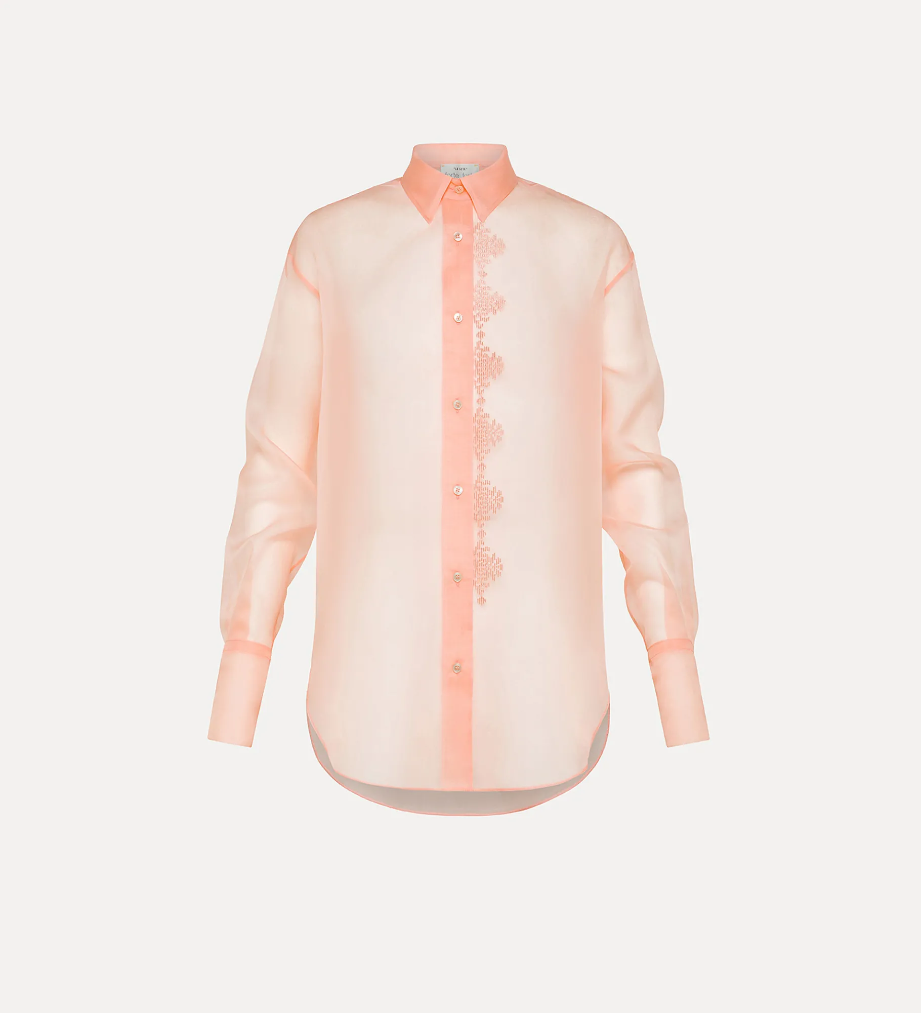 forte_forte shirt in silk organza pesco^ Shirts