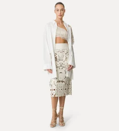 forte_forte shirtdress in poplin giglio^ Dresses