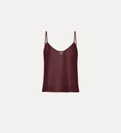 forte_forte silk top with crystal embellishment black orchid^ Tops
