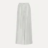 forte_forte silk trousers with a drawstring waist madreperla^ Pants