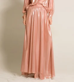 forte_forte skirt in laminated georgette rose^ Skirts