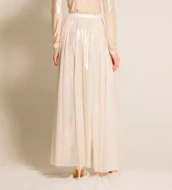 forte_forte skirt in laminated georgette light gold^ Skirts